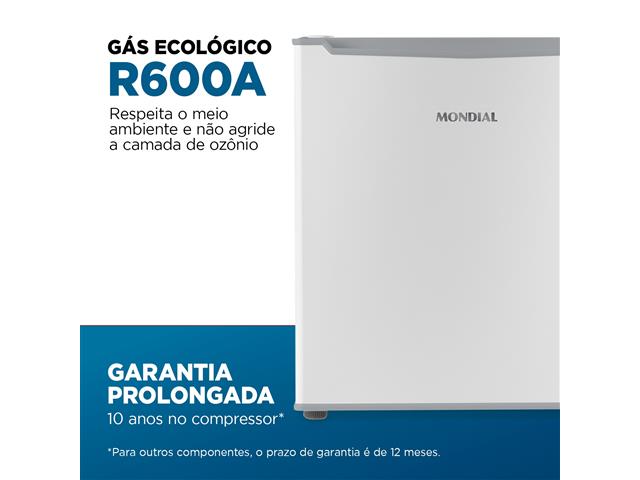 Frigobar Mondial 46L Porta Reversível Branco 110V - 6