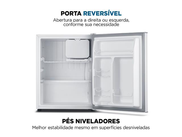 Frigobar Mondial 73L Porta Reversível Branco 110V - 6