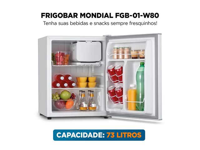 Frigobar Mondial 73L Porta Reversível Branco 220V - 3