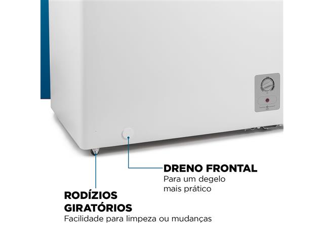 Freezer Horizontal 150L Mondial Branco 110V - 6