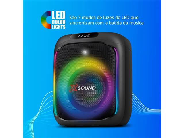 Party Box Mondial Preto 350W Bivolt - 2