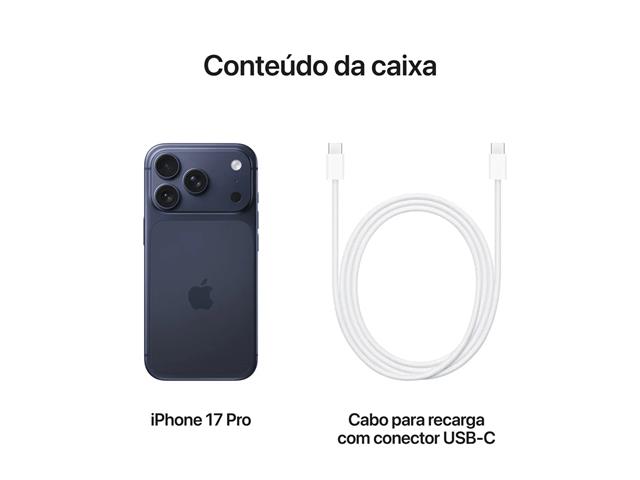 iPhone 17 Pro (256GB) Azul Intenso, Tela de 6,3", 5G e Câmera de 48MP - 9