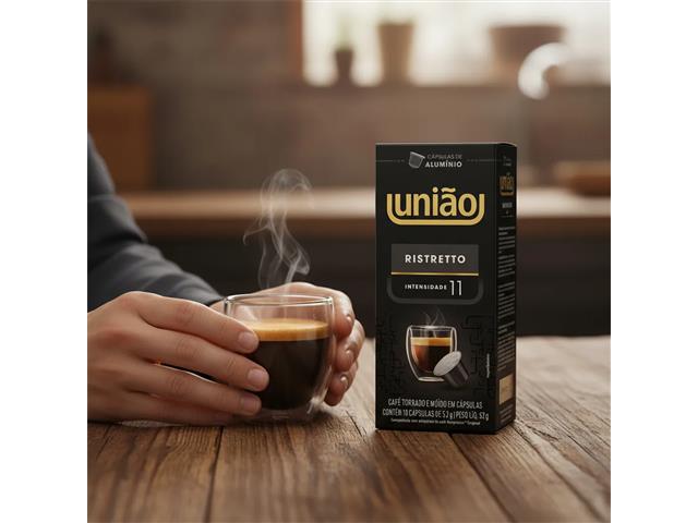Cafe em Capsula Uniao Ristretto 10 Cápsulas 52G - 4