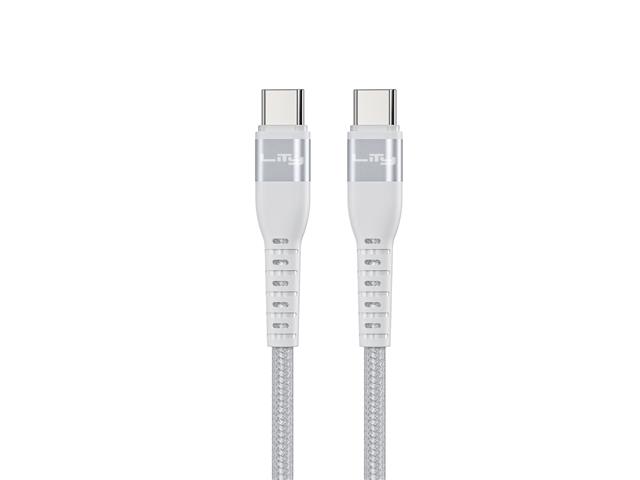 Cabo USB C para USB C 2m Branco - 1