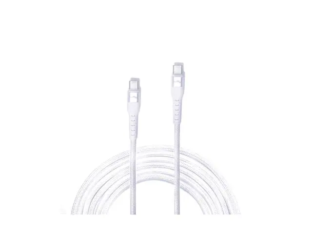 Cabo Carregamento Ulta Rápido Lity USB C/USB C  100W/5A 2M Branco C13B