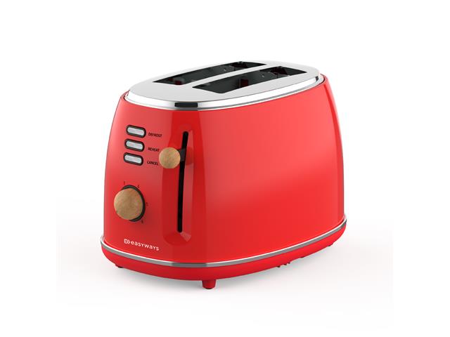 Tostador Desing 2 rebanadas Rojo EasyWays