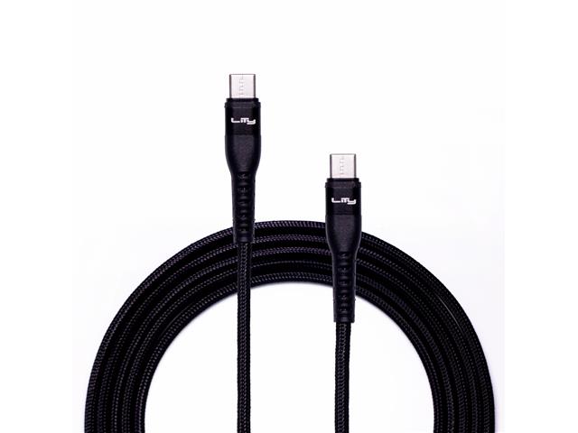Cable de Carga USB-C/USB-C - 3A 60W 2M Negro C12P Lity