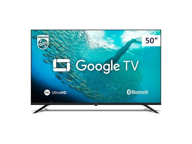 Smart TV Philips 50" 4K UHD Google TV - HDR, Wi-Fi