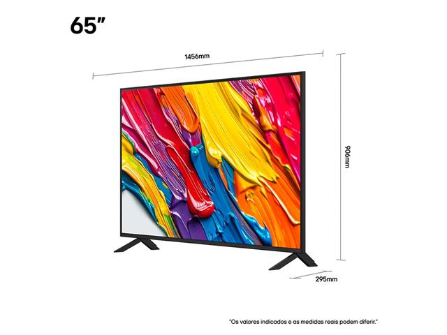 Smart TV LG 65" 4K QNED WebOS 25 - HDR, Wi-Fi - 4