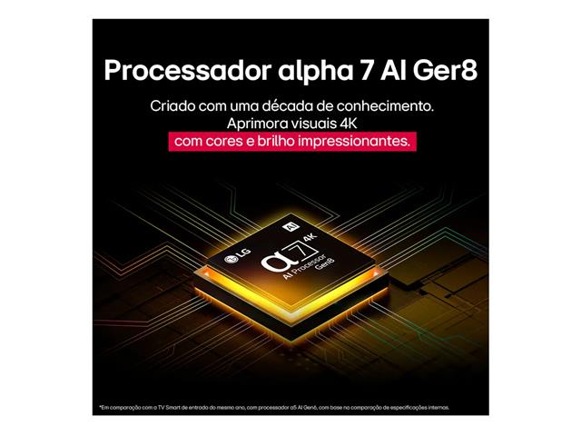 Smart TV LG 65" 4K QNED WebOS 25 - HDR, Wi-Fi - 6