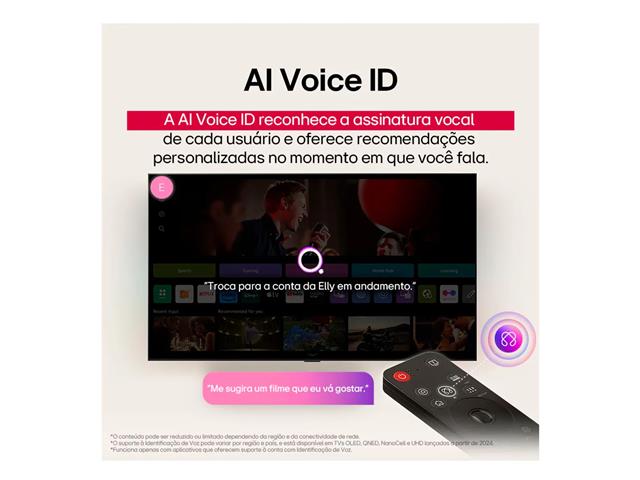 Smart TV LG 65" 4K QNED WebOS 25 - HDR, Wi-Fi - 8