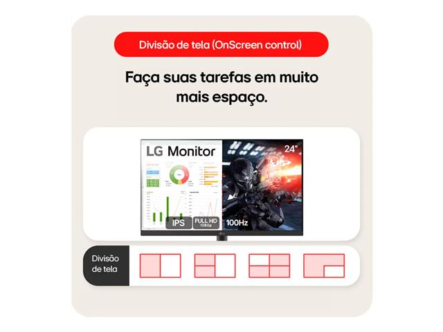 Monitor LG 24" FHD IPS 100Hz 5m - 6