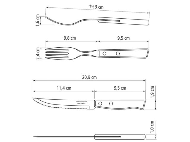 Conjunto para Churrasco Tramontina Tradicional 12 Peças - 4