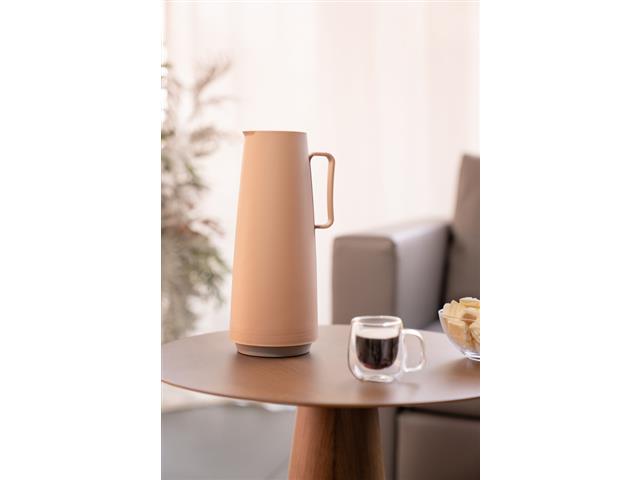 Bule Térmico Tramontina Exata em Plástico Mocha com Ampola de Vidro 1L - 3