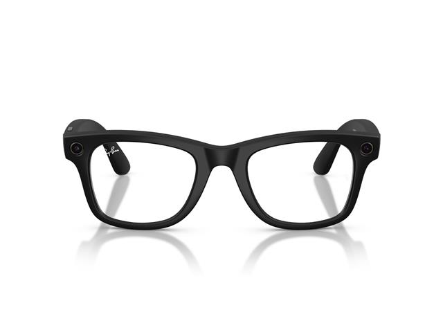 Óculos Ray-Ban Meta Wayfarer Matte Black | Transitions Gray - 3