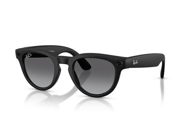 Óculos Ray-Ban Meta Headliner Matte Black | Po...