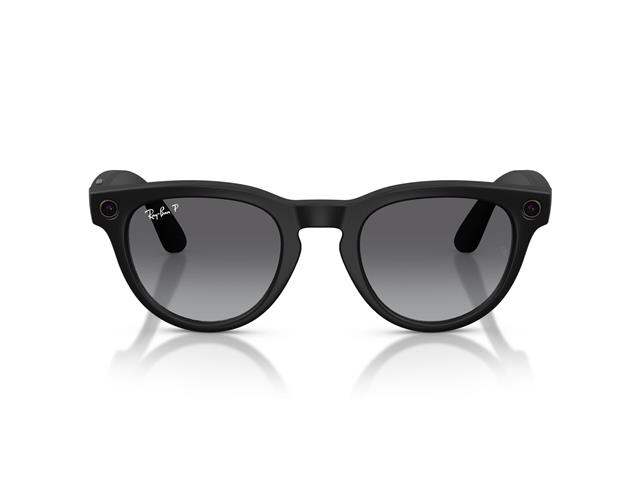 Óculos Ray-Ban Meta Headliner Matte Black | Polar Gradient Graphite - 2