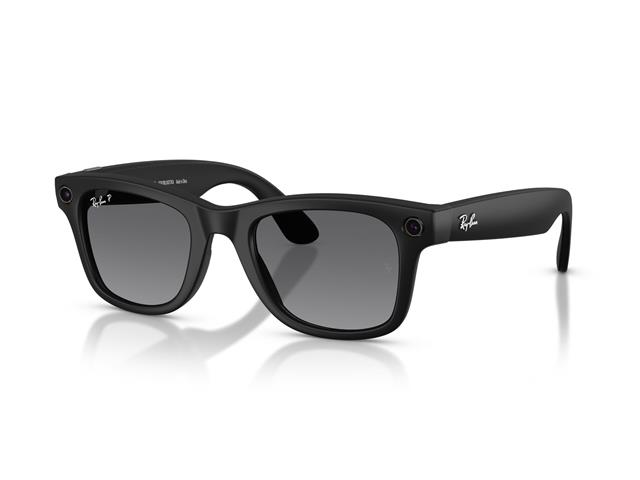 Óculos Ray-Ban Meta Wayfarer Matte Black | Pol...