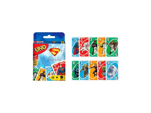 Juego de Mesa Cartas Uno Superman