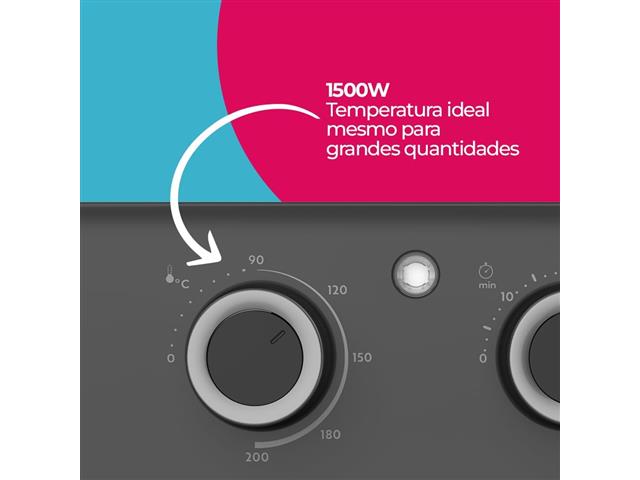 Fritadeira Oven Cadence FRT700 9L Preto 220V - 7