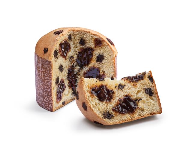 Panettone gotas e recheio de chocolate Bacio di Latte 700g - 1