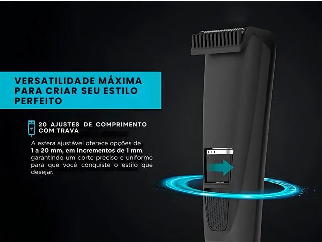 Aparador De Pelos Gadnic Barbeador Elétrico Sem Fio Usb - 2