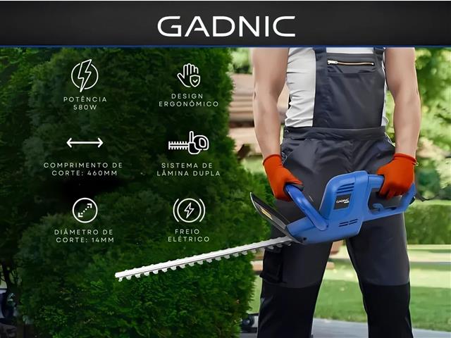 Aparador De Cerca Viva Gadnic 1100v 580w Podador Cerca - 1