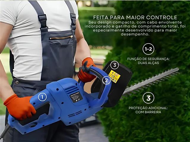 Aparador De Cerca Viva Gadnic 1100v 580w Podador Cerca - 4