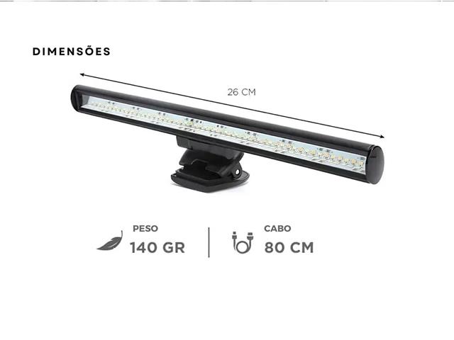 Luminária LED Gadnic USB Barra Para Notebook e Monitor - 4