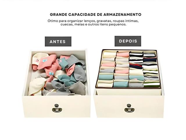Kit 4 Colmeias Organizadoras de Gaveta Gadnic Com Divisórias - 3