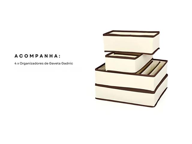 Kit 4 Colmeias Organizadoras de Gaveta Gadnic Com Divisórias - 6