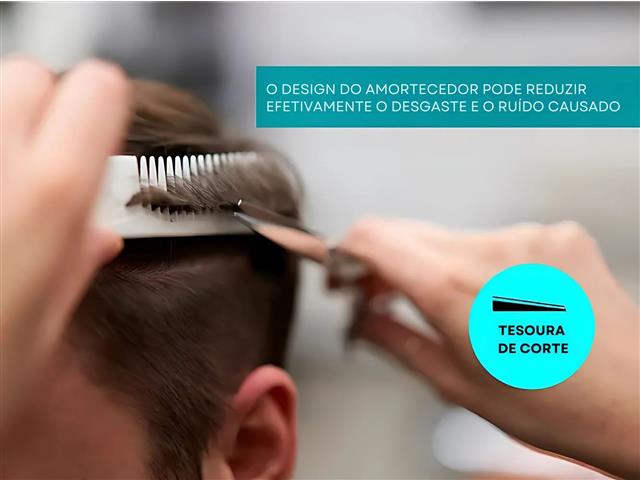 Kit Tesoura Profissional Gadnic Corte Polimento Desfiadeira 6.0 - 2