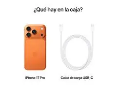 iPhone 17 Pro 256GB - Color naranja cosmico - 5