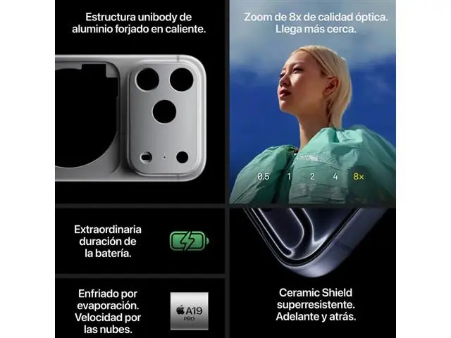 iPhone 17 Pro 256GB - Color azul profundo