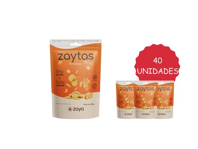 Suplemento Alimentar Três Corações Parmezaya Protein Zaya 50g 40 Un