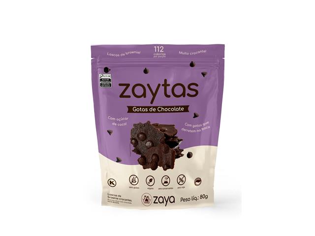 Biscoito Três Corações Zaytas Chocolate 80g 15 Unidades - 1