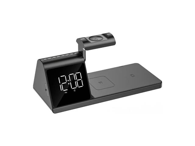 Base de carga inalámbrica Havit 3 en 1, Negro