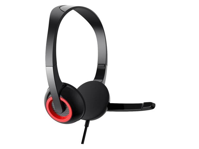 Headset Havit 3.5mm, Rojo - Negro