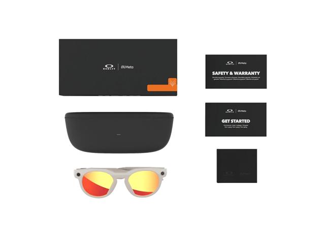 Óculos Oakley Meta HSTN Warm Grey Prizm Ruby - 6