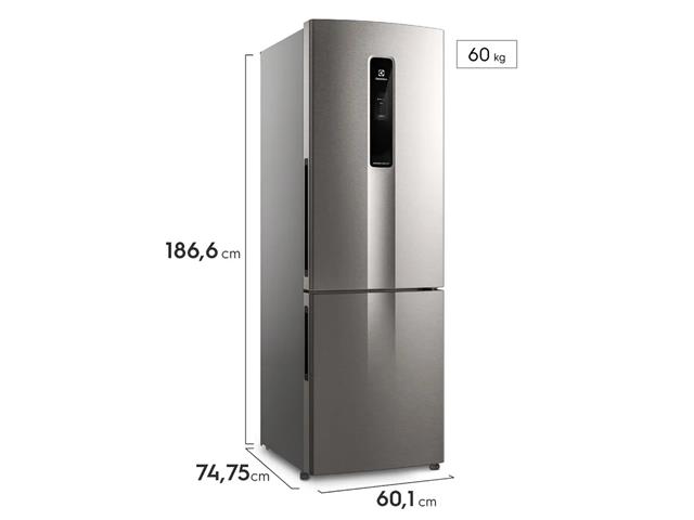 Refrigerador Electrolux Efficient 2P 400L Inox - 1