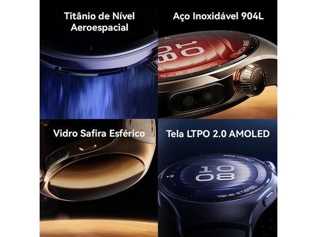 Smartwatch Huawei Watch 5 46mm Titânio - 7