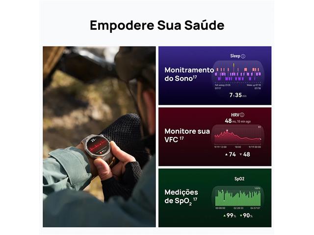 Smartwatch Huawei GT 6 Pro 46mm Titânio - 6