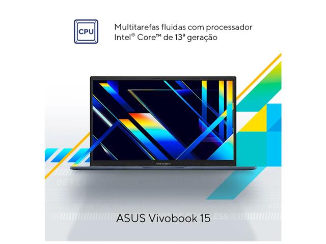 Notebook Asus Vivobook I5 8GB 512GB SSD 15.6 Azul - 3