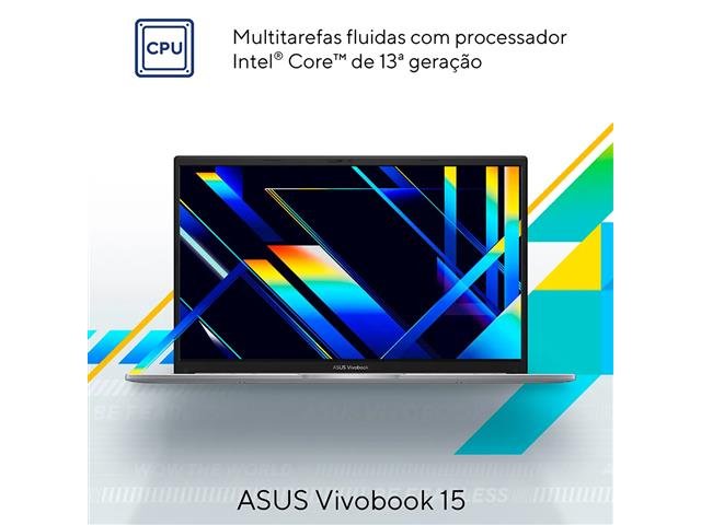 Notebook Asus Vivobook I5 8GB 512GB SSD 15.6 Preto - 2