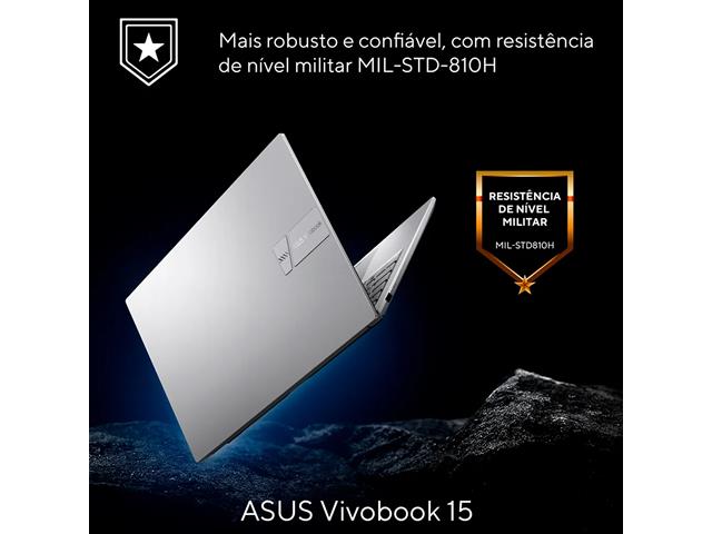 Notebook Asus Vivobook I5 8GB 512GB SSD 15.6 Preto - 4