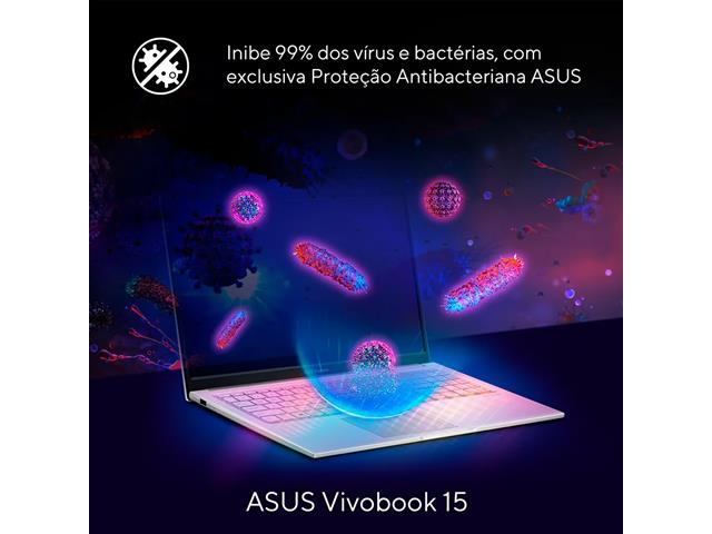 Notebook Asus Vivobook I5 8GB 512GB SSD 15.6 Preto - 6