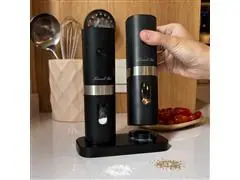 Juego de Molinillo eléctrico Salero Y Pimentero Recargable Por Usb - 1