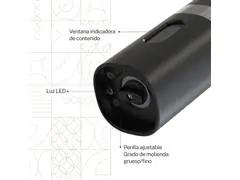 Juego de Molinillo eléctrico Salero Y Pimentero Recargable Por Usb - 2