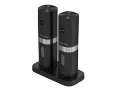 Juego de Molinillo eléctrico Salero Y Pimentero Recargable Por Usb