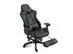 Silla gamer con apolla pies en color negra - 0